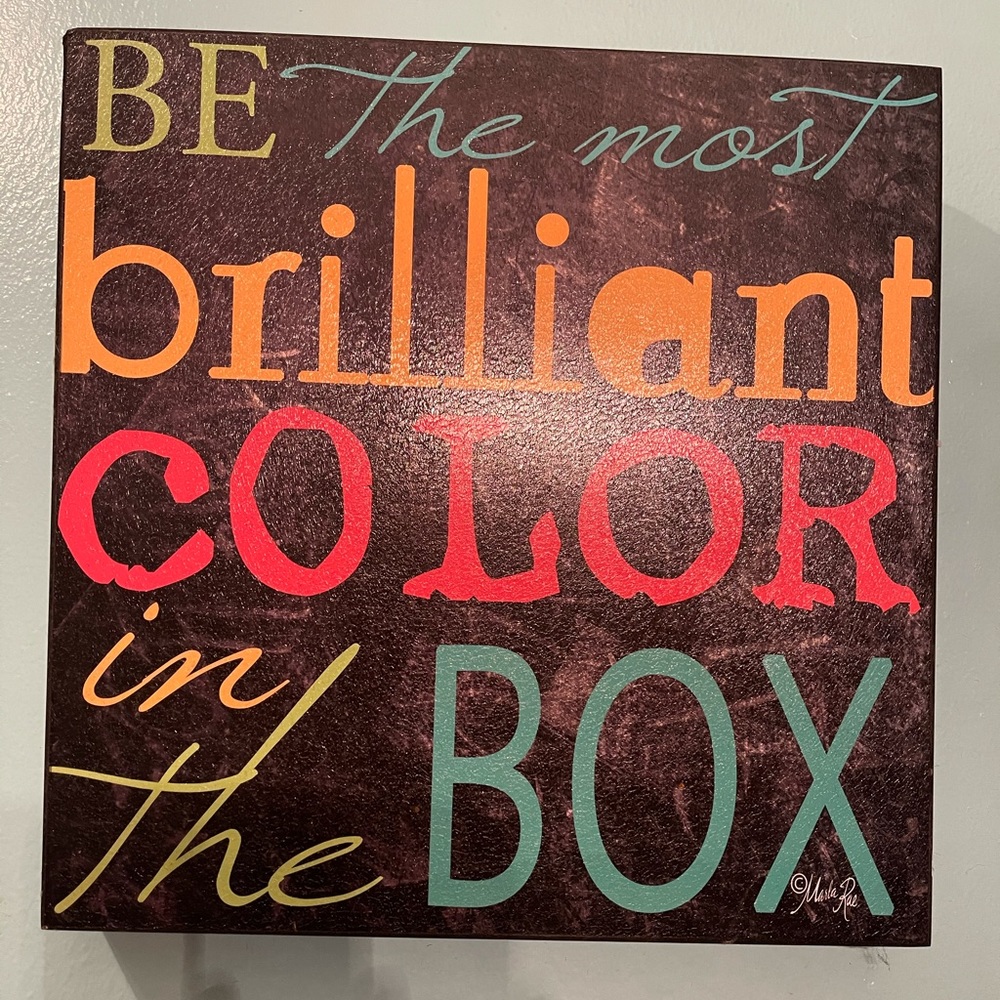 Be Brilliant Wall Sign ▪️